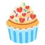 cuore infranto + cupcake