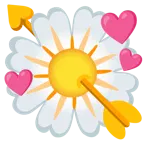 cuore con freccia + fiore