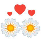 cuori che girano + fiore