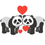 cuori che girano + panda
