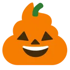 cacca + zucca di Halloween
