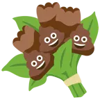 cacca + mazzo di fiori
