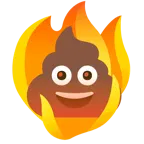 cacca + fuoco