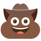 cacca + faccina con cappello da cowboy