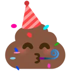 cacca + faccina che festeggia