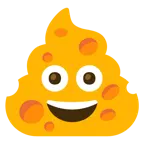 cacca + fetta di formaggio