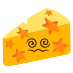 stella con scia + fetta di formaggio