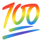 100 punti + arcobaleno