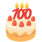 100 punti + torta di compleanno