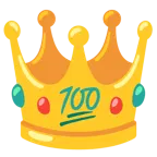 100 punti + corona