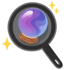 crystal ball + cooking