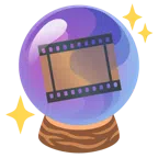 crystal ball + film frames