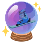 crystal ball + skis