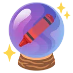 crystal ball + crayon