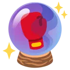 crystal ball + boxing glove