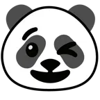 winking face + panda