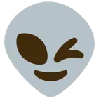 winking face + alien