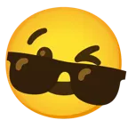 winking face + smiling face with sunglasses