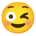 winking face + flushed face