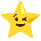winking face + star