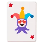 smiling face with heart-eyes + joker