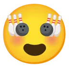 smiling face with heart-eyes + bowling