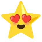 smiling face with heart-eyes + star