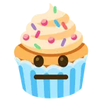 faccina neutra + cupcake