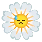 faccina abbattuta sudata + fiore
