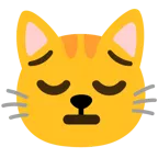 faccina pensierosa + muso di gatto