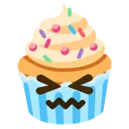 faccina frustrata + cupcake