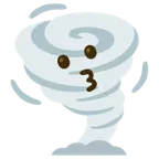 kissing face + tornado