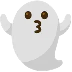 kissing face + ghost