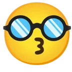 kissing face + disguised face