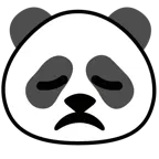 faccina delusa + panda