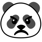 faccina arrabbiata + panda