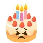 faccina perseverante + torta di compleanno