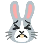 faccina perseverante + muso di coniglio