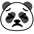 faccina perseverante + panda
