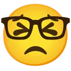 faccina perseverante + faccina nerd