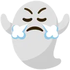 faccina che sbuffa + fantasma