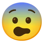 faccina impaurita + faccina angosciata