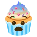 faccina impaurita + cupcake