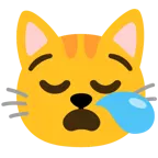 sleepy face + cat face