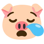 sleepy face + pig face