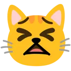 faccina stanca + muso di gatto