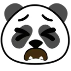 faccina stanca + panda