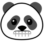 faccina con smorfia + panda