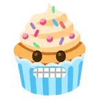 faccina con smorfia + cupcake