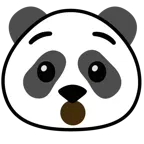 faccina sorpresa + panda